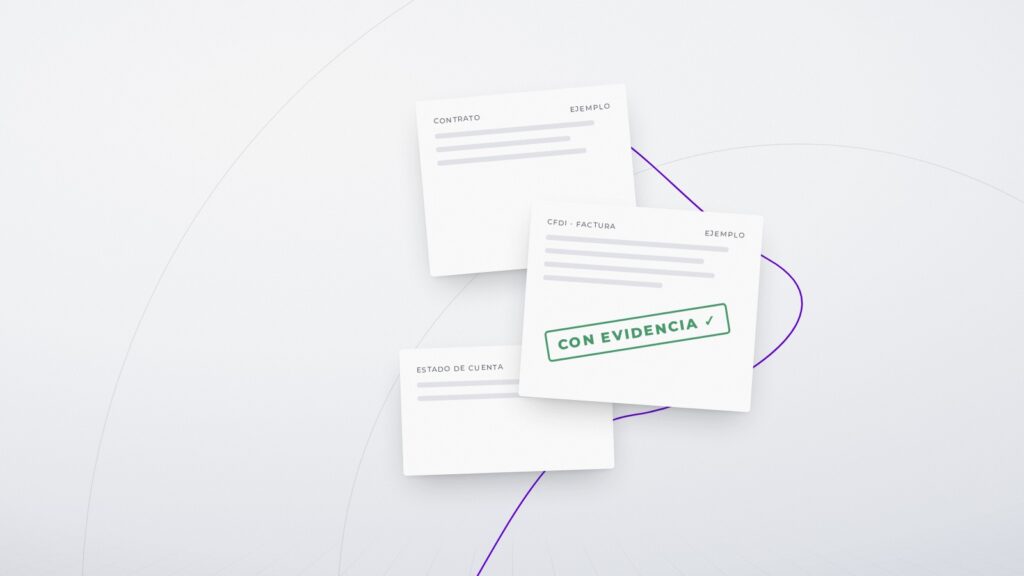 Documentos de una compra conectados: contrato, factura y estado de cuenta